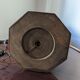 Large brutalist art deco Dudouyt style lamp