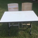 Cast iron foot bistro table