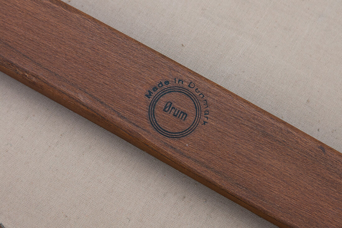 Danish Modern Teak & Leather Armchair by Erik Buck for Ørum Møbelfabrik