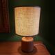 LAMPE DE TABLE VINTAGE EN BOIS