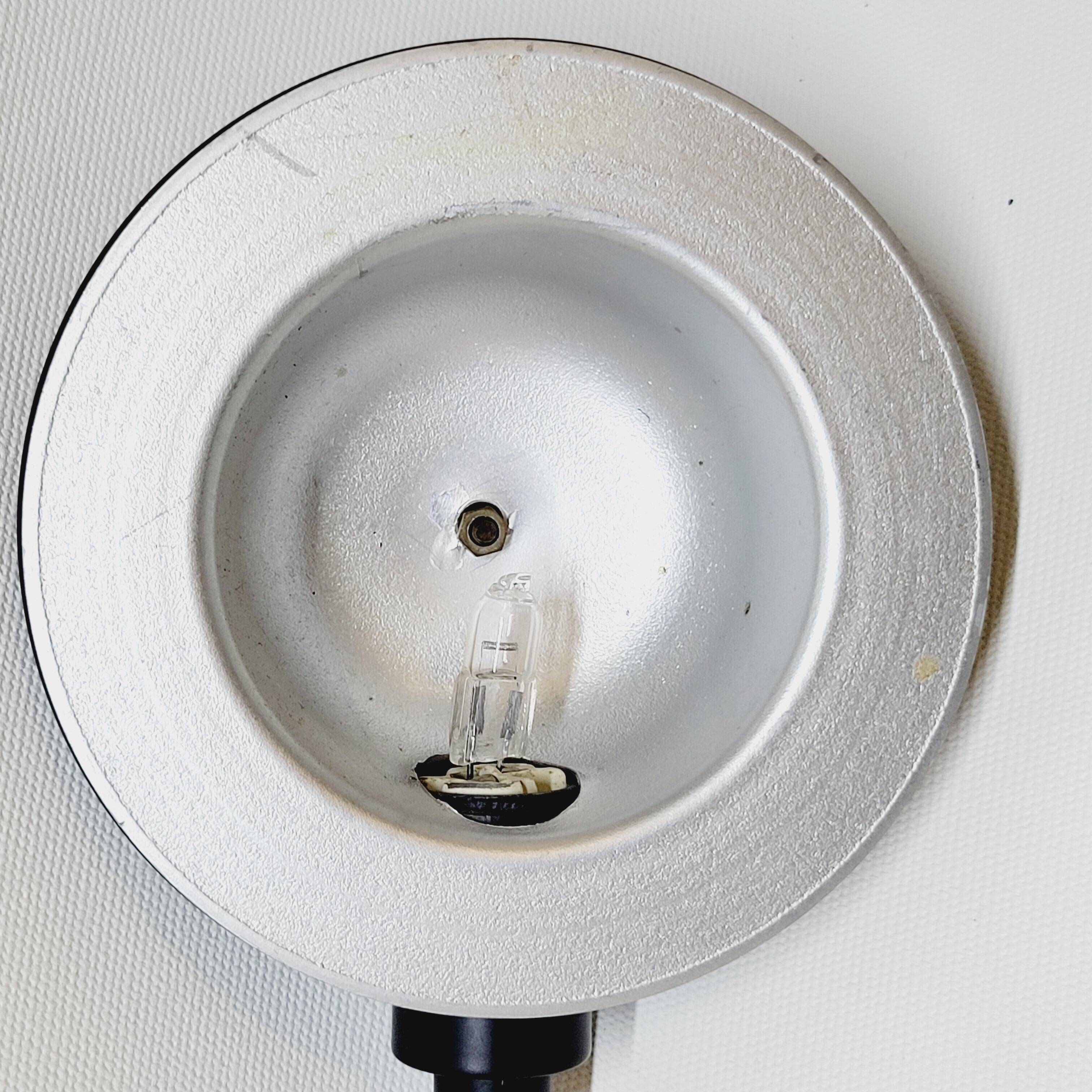 Vintage Mid Century Design Desk Table Lamp Nuova Veneta Lumi Italy Black