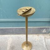 Brass pedestal ashtray, 1950