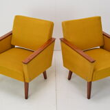 Set of two Armchairs,Czechoslovakia,1960's.