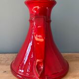 Wide pitcher in glazed sandstone