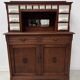 20th century natural wood kitchen spice rack