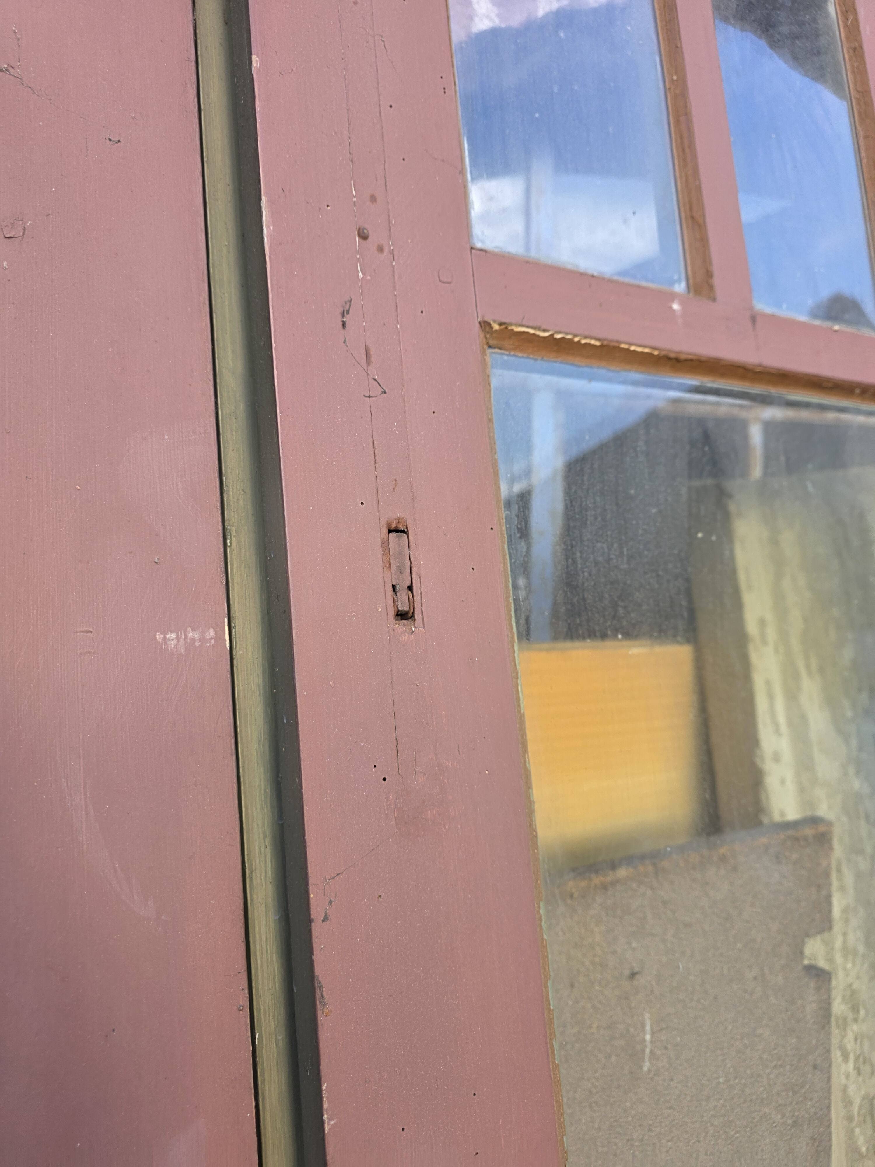 4 Art Nouveau partition doors + transom