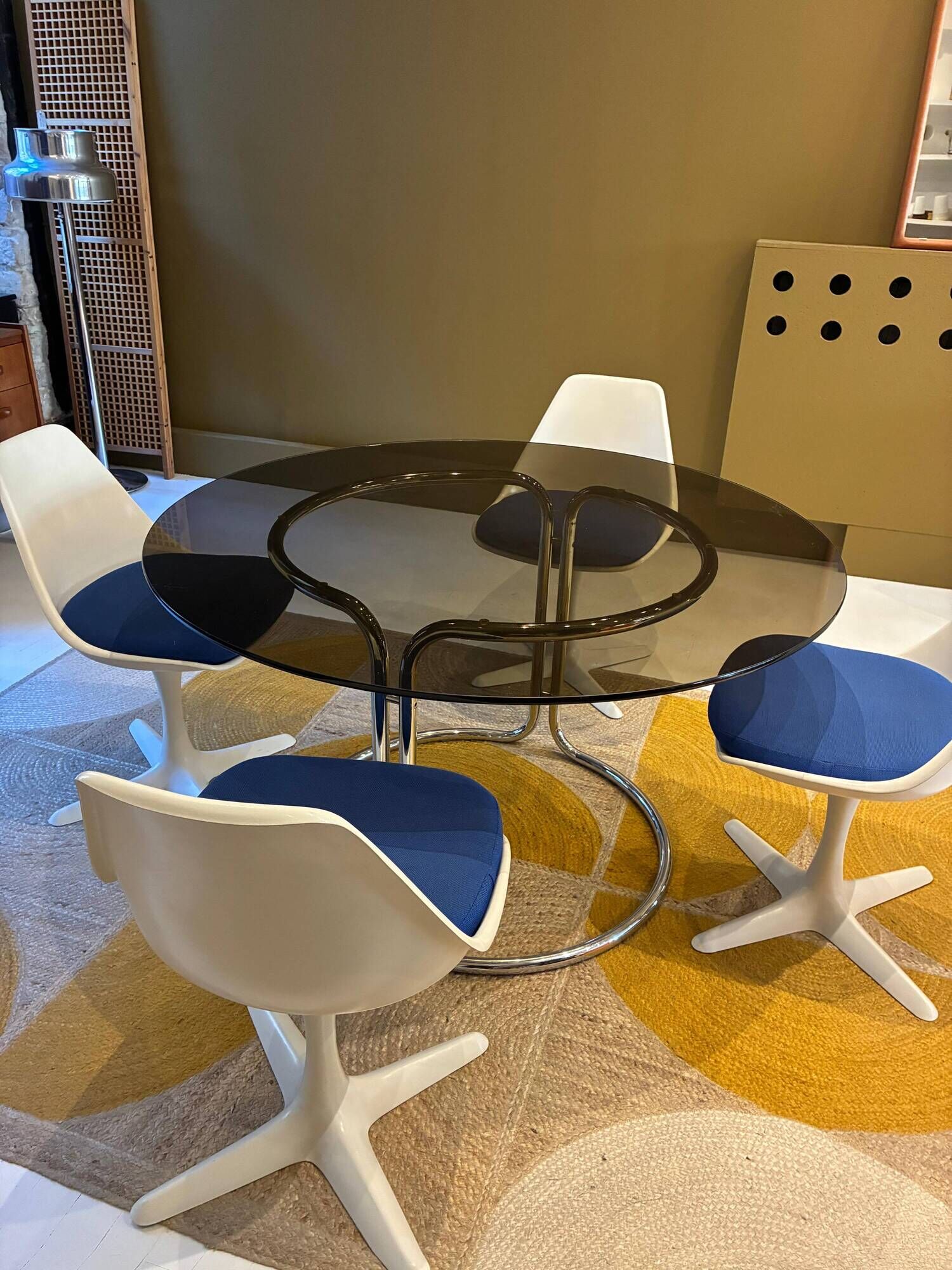 Dining set - Arkana table & 4 chairs, 1960-1970