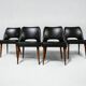 Série 4 chaises scandinave - vintage 1960 1970