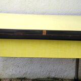 Yellow formica table 1960