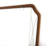 Scandinavian pine mirror, Sweden, 1950, 52cm x 52cm