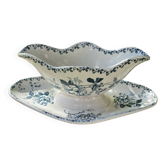 Ironstone sauce boat St Amand