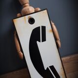 Enamelled phone plate