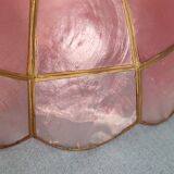 Pink mother-of-pearl chandelier