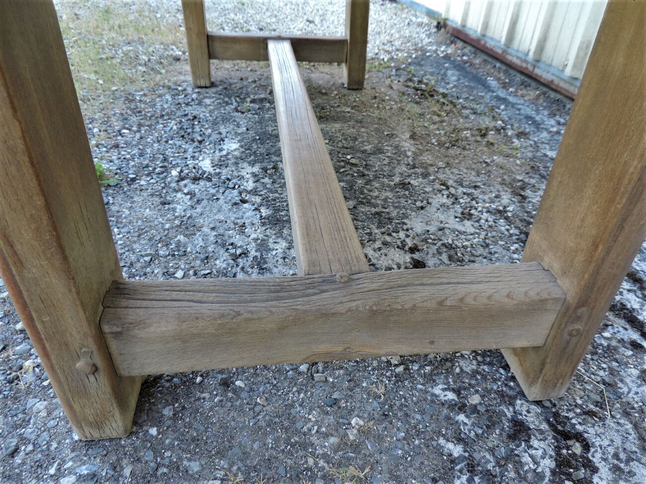 19th century beech farm table