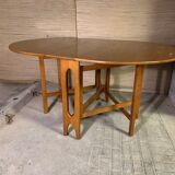 Teak flap table Scandinavian style