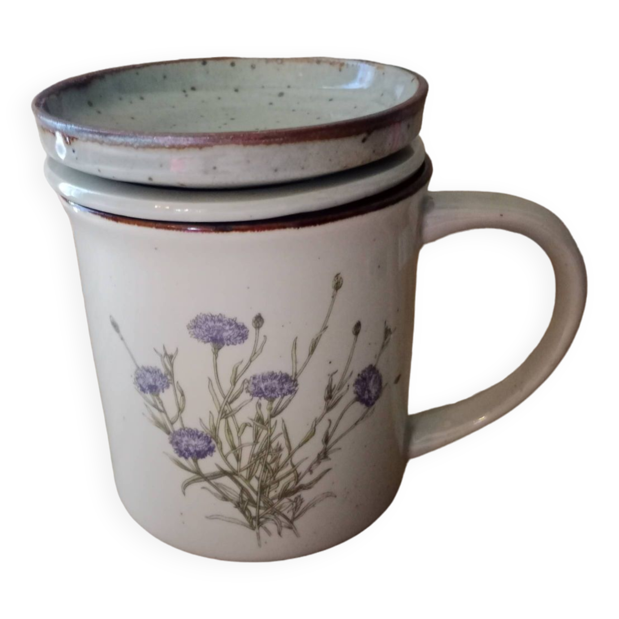 Vintage tea or herbal tea cup