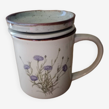 Vintage tea or herbal tea cup
