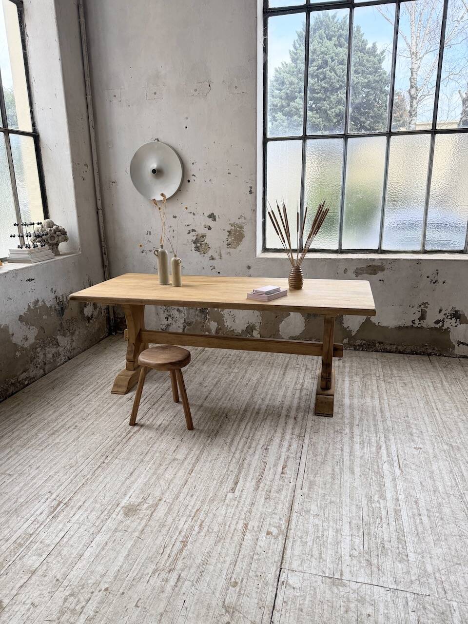 Beech monastery table 2m