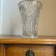 Vintage cut crystal vase – Bohemian crystal – 1950s
