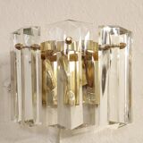 "Kinkeldey" crystal wall light. Germany, 1970s.