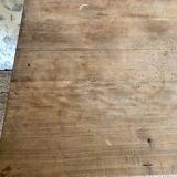 Renovated antique folding work table