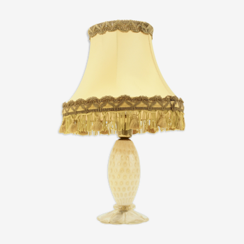 Lampe Barovier & Toso Cordonato d’Oro vintage Murano