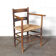 Dutch chair in wood and wicker