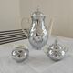 Vintage Demeyere "Inalterable" coffee service - Porcelain and stainless steel - 1950s-60s