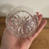 Crystal round vase