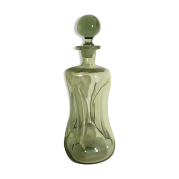 Carafe hollandaise en verre fumé Copenhague