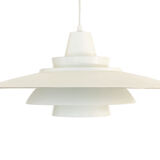 Large layered pendant light by Mogens Davidsen for Superlight. Denmark 1970s