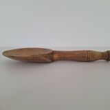 Vintage wooden butter spoon