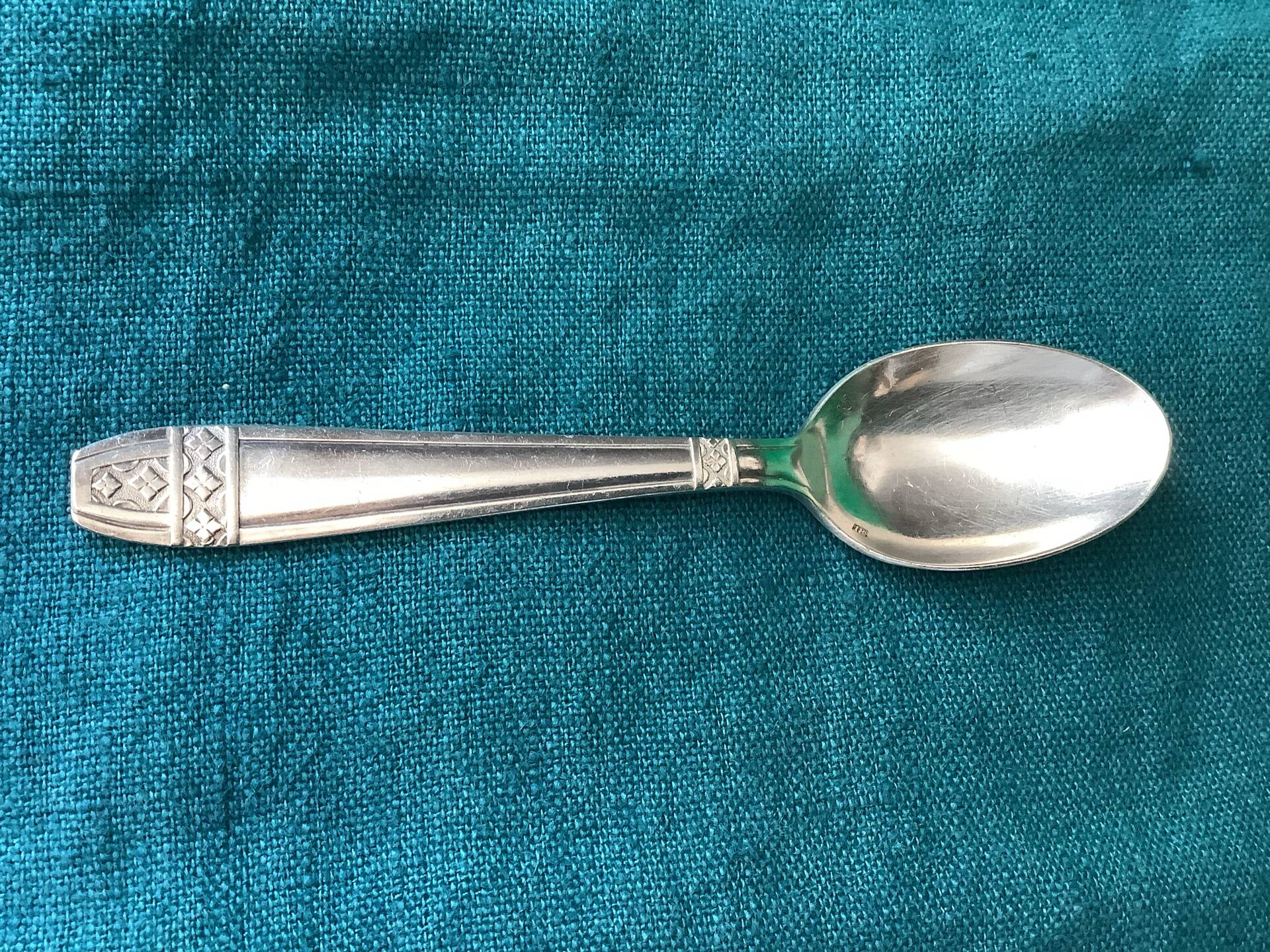 Art Deco Baptism Set Metal + Stamps