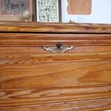 Old patinated writing desk