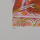 Paul Collomb: The Indian sheet, original signed lithograph.