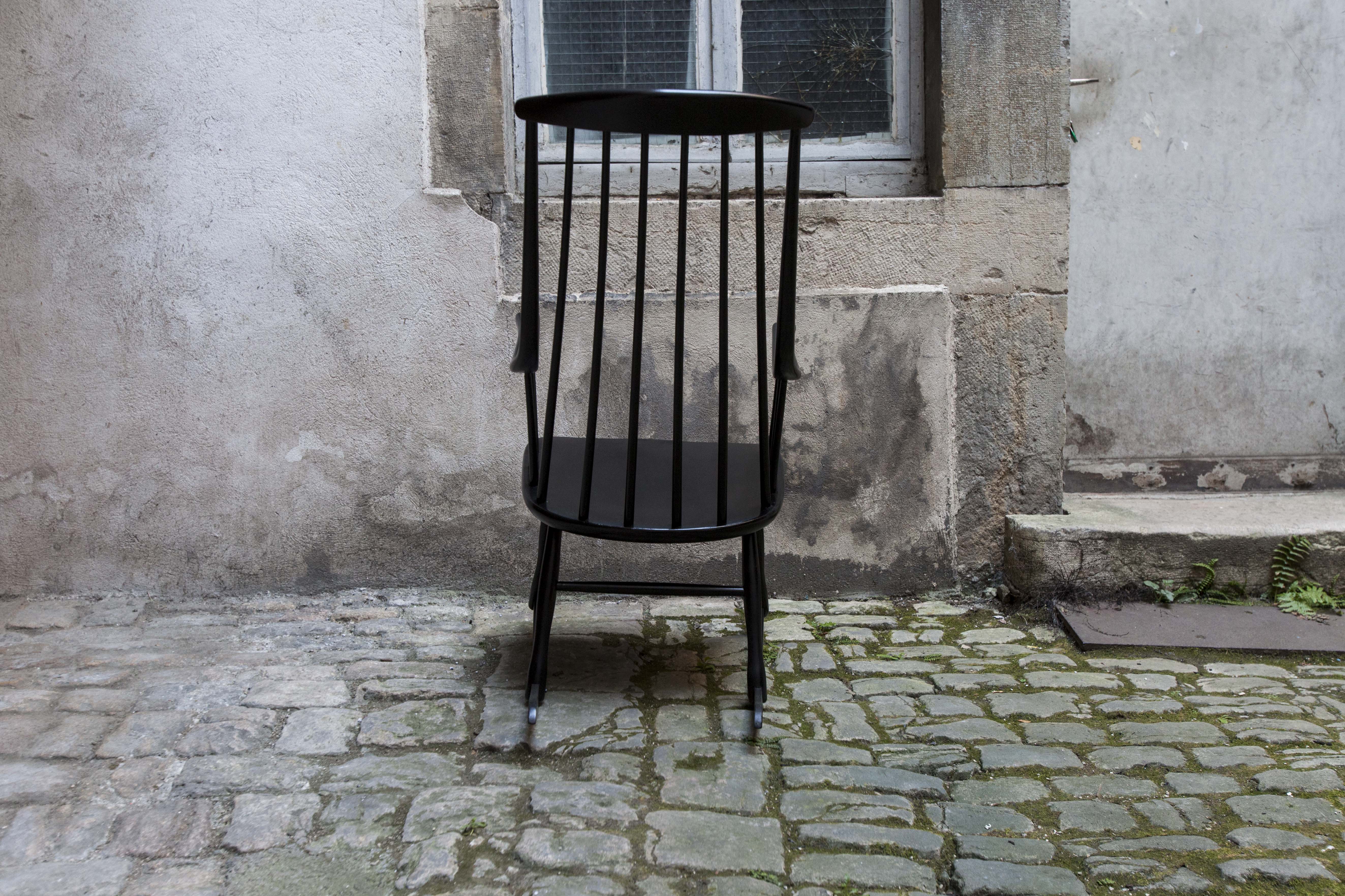 Scandinavian rocking chair by Lena Larsson for Nesto, 1958