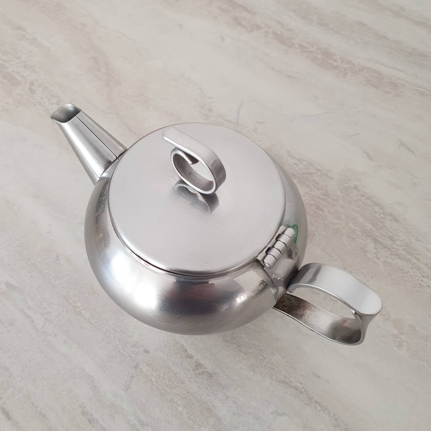 Rémy Letang / Small brushed 18/10 stainless steel teapot