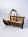Rattan magazine rack, popular art, France, circa 1950s