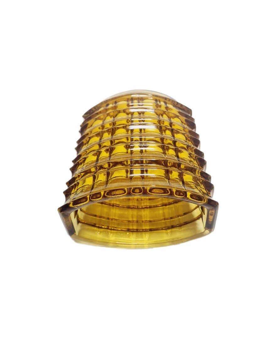 New Look Optical Vase by Jan Sylwester Drost for Ząbkowice Glassworks, 1970s
