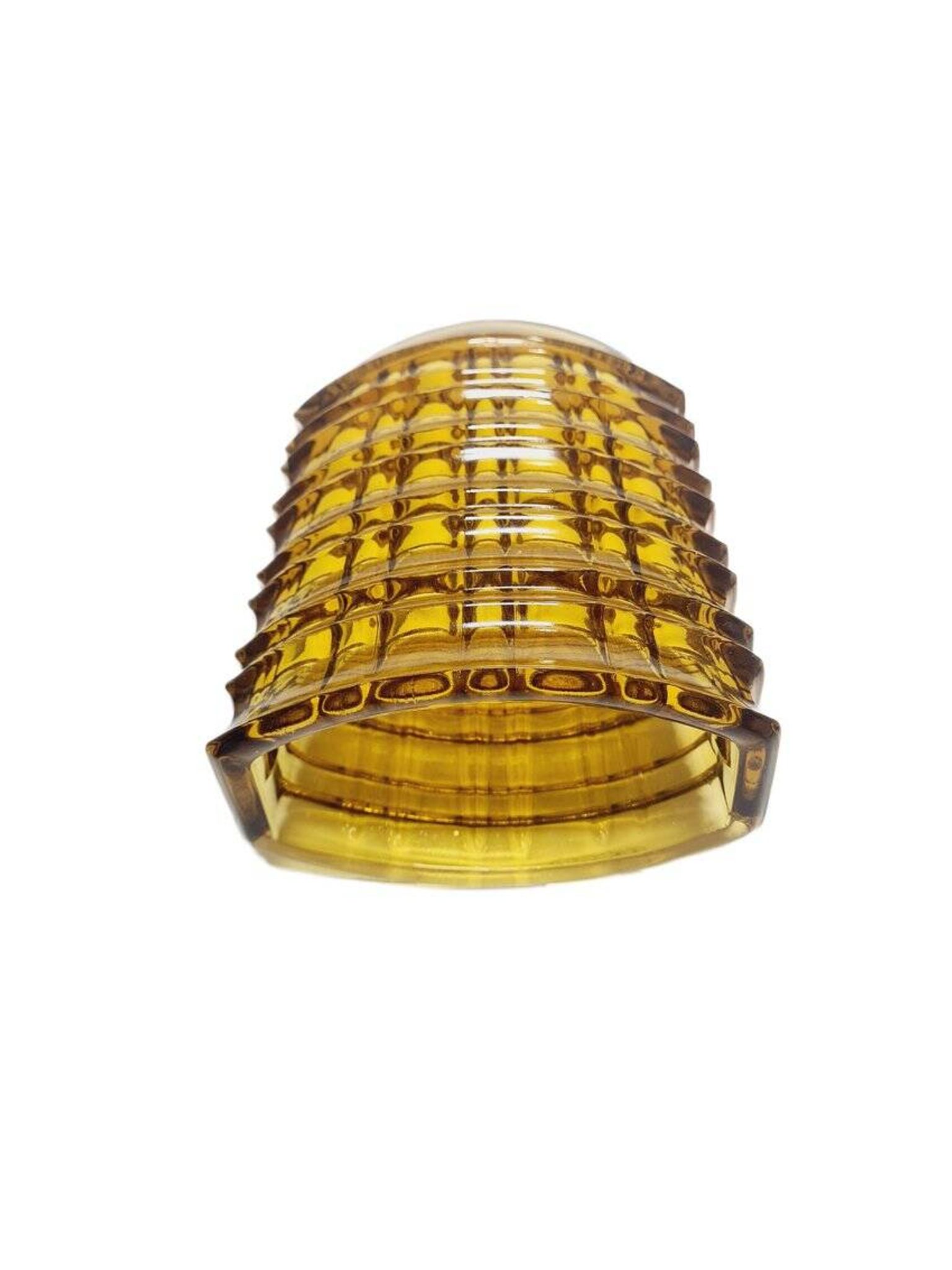 New Look Optical Vase by Jan Sylwester Drost for Ząbkowice Glassworks, 1970s