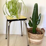 Yellow formica stool
