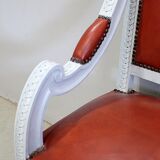 Beech children's bench, Louis XVI style, Early 20th century