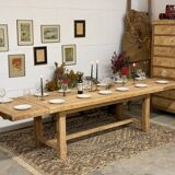 Farmhouse table with 2 extensions