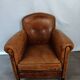 Vintage Sheepskin Club Chair - Raw Patina, Man Cave Essential