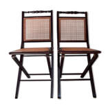 Pair of folding chairs