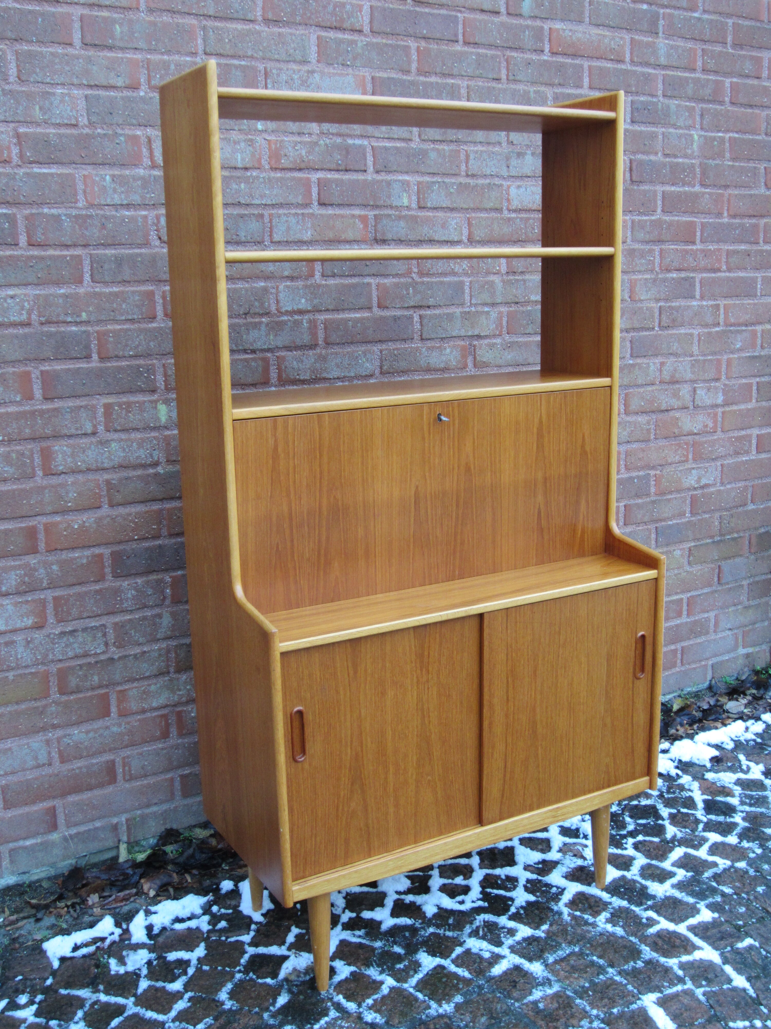 Scandinavian teak writing desk