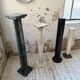 Set of 4 marble columns or pedestals.