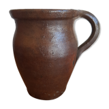 Pitcher jug in glazed sandstone France around 1900