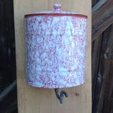 Fountain on wood support