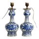Delft ceramic lamps